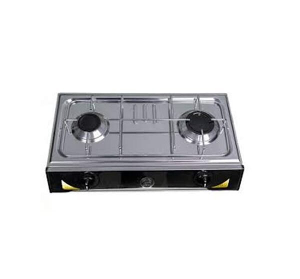 بوتاجاز مسطح 2 عين - شعلتين - ستانلس ستيل عالي الجودة