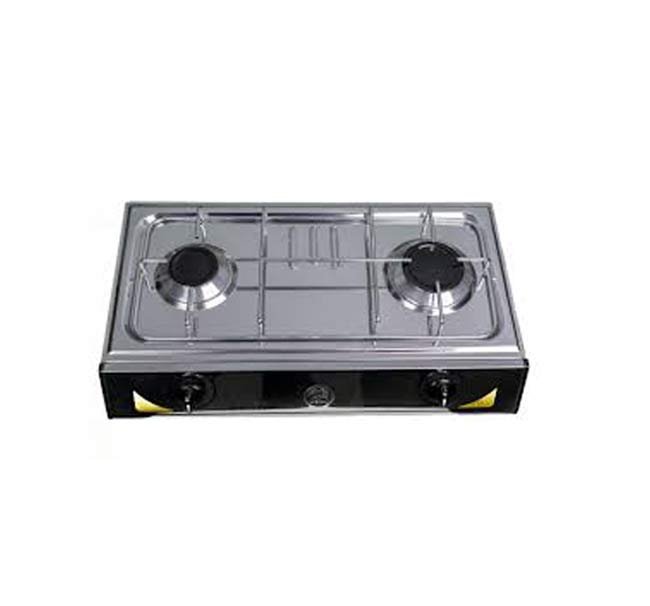 بوتاجاز مسطح 2 عين - شعلتين - ستانلس ستيل عالي الجودة