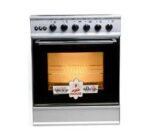 بوتاجاز -نور - 4 شعلة - مقاس 55×55 سم - ستانلس ستيل مع فرن وشواية ومجموعة كماليات كاملة