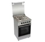 ⁦بوتجاز نور 4 شعلة  أستاليس فضي مع فرن و شواية 55 سم⁩ - الصورة ⁦3⁩