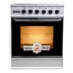 بوتاجاز نور "جامبو" 4 شعلة - مقاس 60×60 سم - لون فضي (ستانلس) بالكماليات الكاملة والشواية