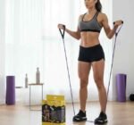 أستيك مقاومة موف (TPE) بمقبضين