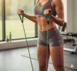 أستيك مقاومة بمقبضين (لون أخضر)