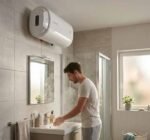 ⁦سخان مياه كهربائي أتلانتيك - 50 لتر - تصميم أفقي موفر للمساحة - تكنولوجيا فرنسية⁩ - الصورة ⁦2⁩