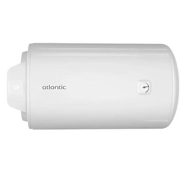 سخان مياه كهربائي أتلانتيك - 50 لتر - تصميم أفقي موفر للمساحة - تكنولوجيا فرنسية
