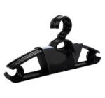 طقم شماعات ملابس جراند "Grand" بلاستيك مقوى – طقم 4 قطع – أسود