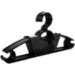 طقم شماعات ملابس جراند "Grand" بلاستيك مقوى – طقم 4 قطع – أسود