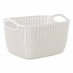 سبت خبز وتقديم "بالم" بلاستيك بتصميم راتان راقي