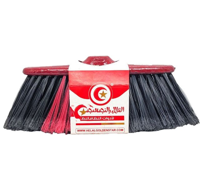 فرشة كنس "سوبر هيلين" ناعمة من الهلال والنجمة الذهبية